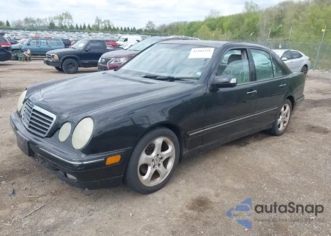 2002 Mercedes-Benz E 320 Special Edition из США, поврежденный, VIN WDBJF65J52B496832